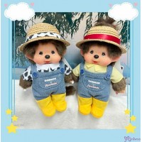765331+765348 Goemon x Monchhichi S Size Jumper with Farm Hat (PAIR) ~ Japan Limited